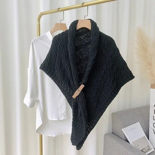 Multifunctional Triangle Shawl for Ladies