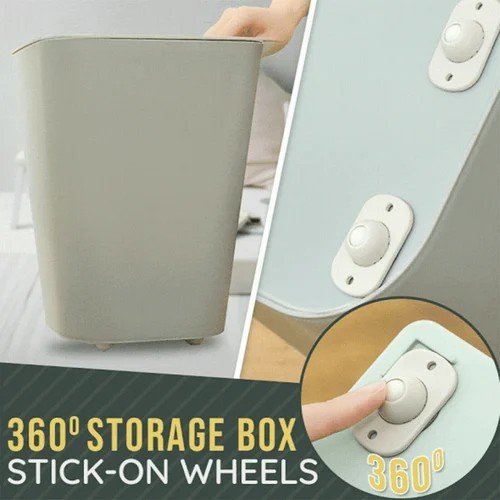 Home adhesive ball pulley universal wheel - 4PCS